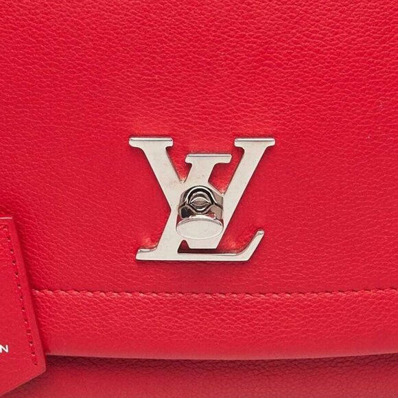 Louis Vuitton Rubis Calfskin Leather Lockme II - Picture 10 of 12